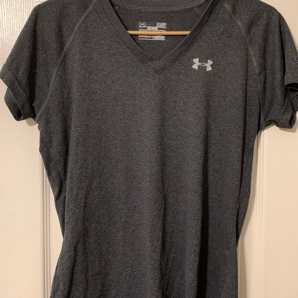 Under Armour Danskin Shirts SM Grey Purple Junior - Picture 2 of 7
